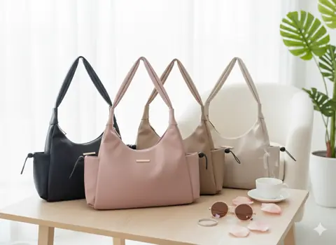 TIARA Shoulderbag - Tas Bahu Totte Shoulderbag Wanita Simple Kasual Bahan Nilon Anti air Waterproof