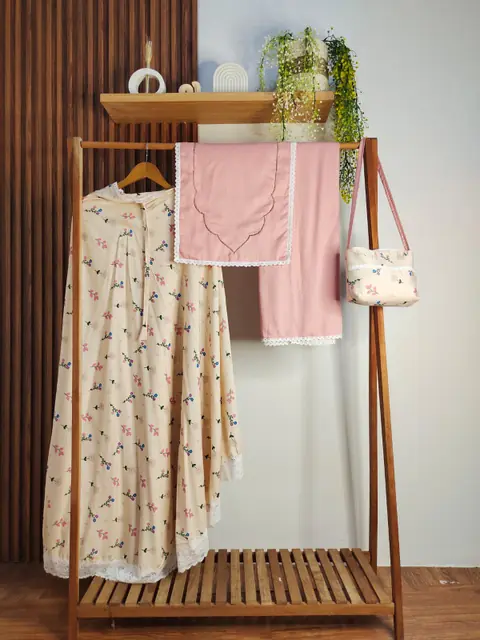 SRIAYU COLLECTION - Mukena Travelling Dewasa Tas Sejadah Rayon Motif