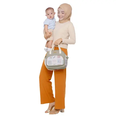 SNOBBY BABY - SBT257100/SBT257200/SBT257300 TAS BAYI SAKU PRINT BIBY SERIES