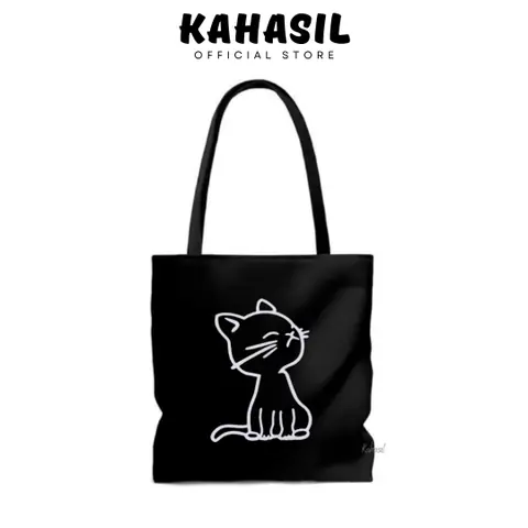 KAHASIL - Tas Tote Bag Totebag Wanita Bahan Kain Polyester Tebal KHTB20